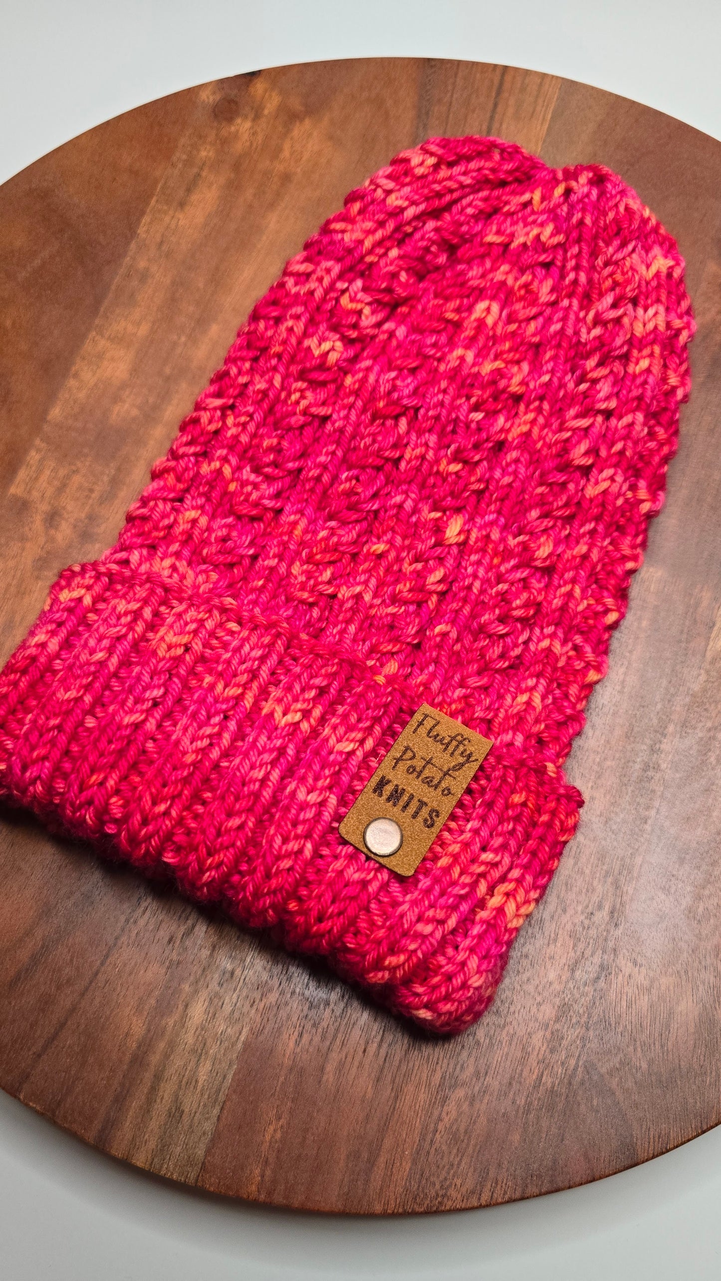 Adult Seaspray Beanie - Bright Pink