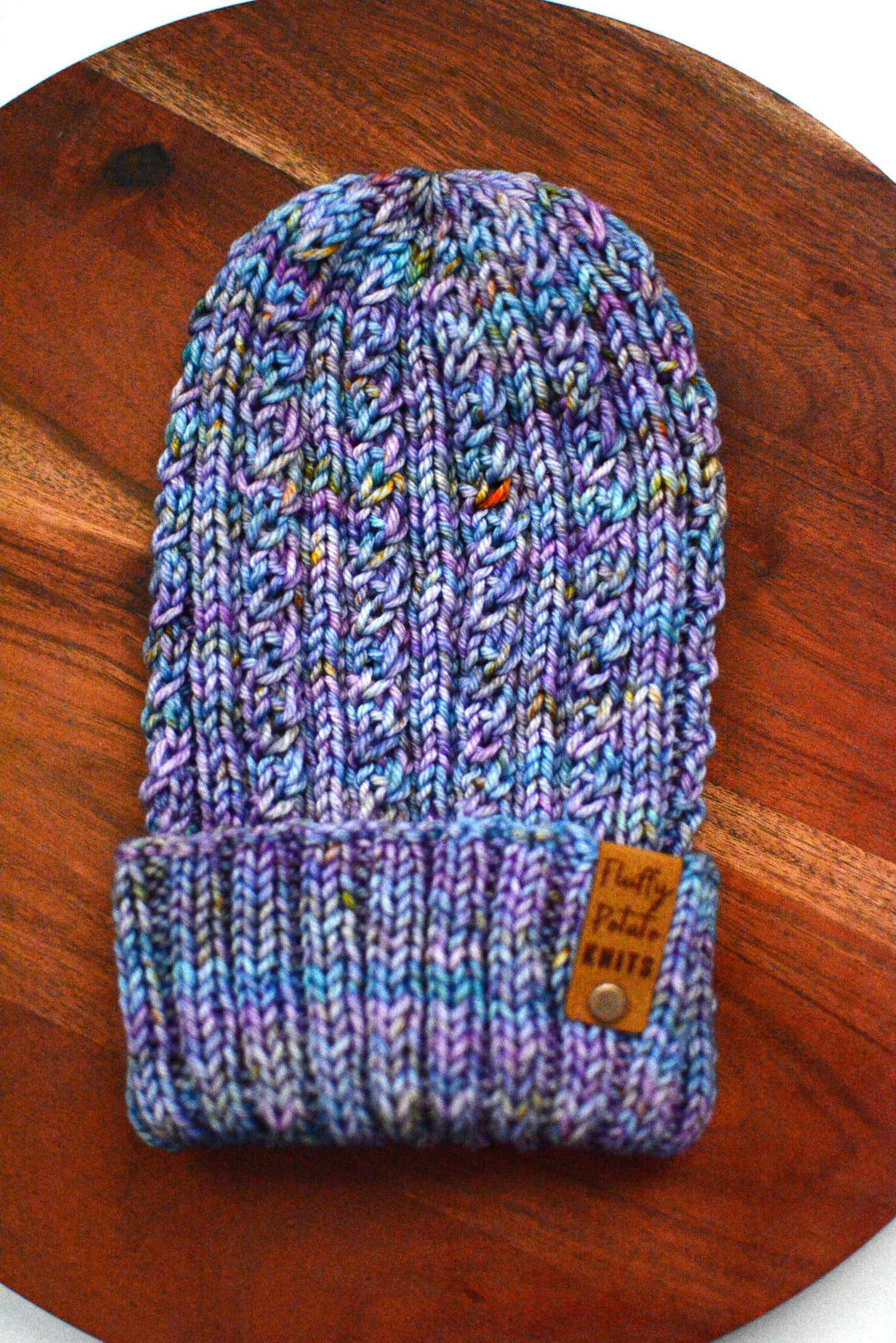Adult Seaspray Beanie - Lavender/Blue multicolor