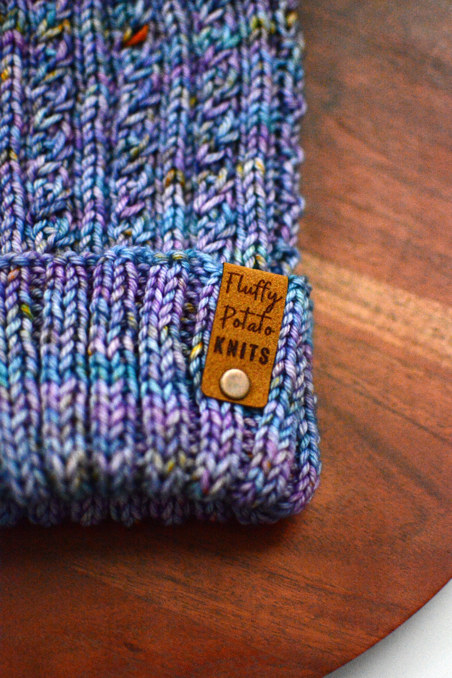 Adult Seaspray Beanie - Lavender/Blue multicolor
