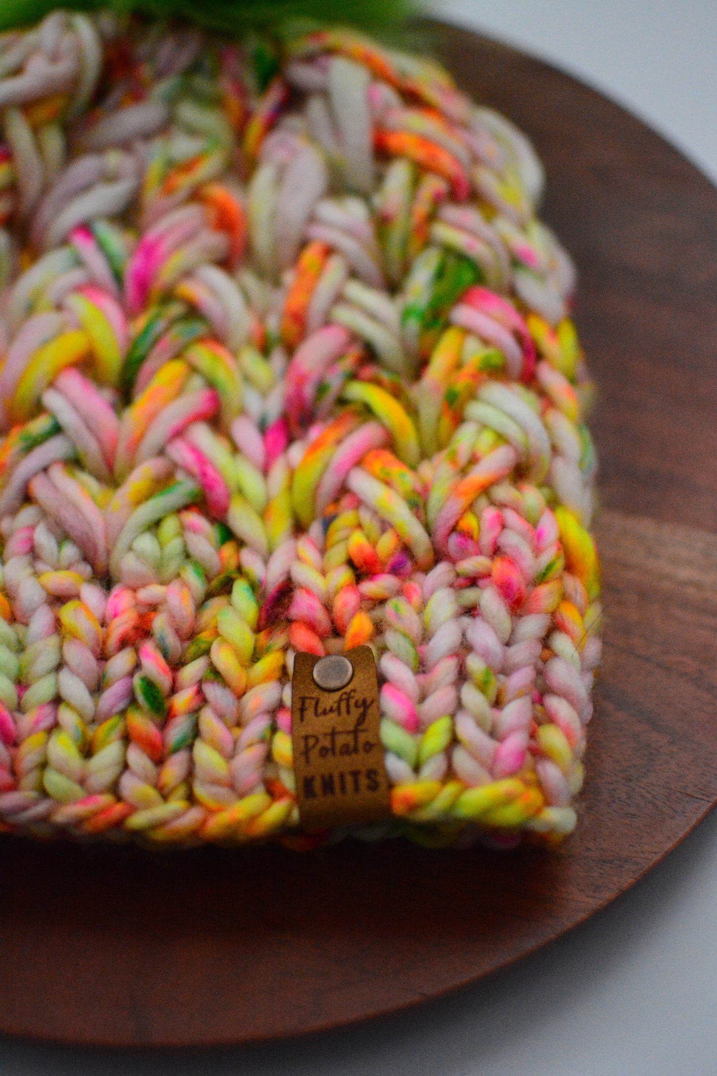 Adult Suspire Beanie - Neon Green/Pink