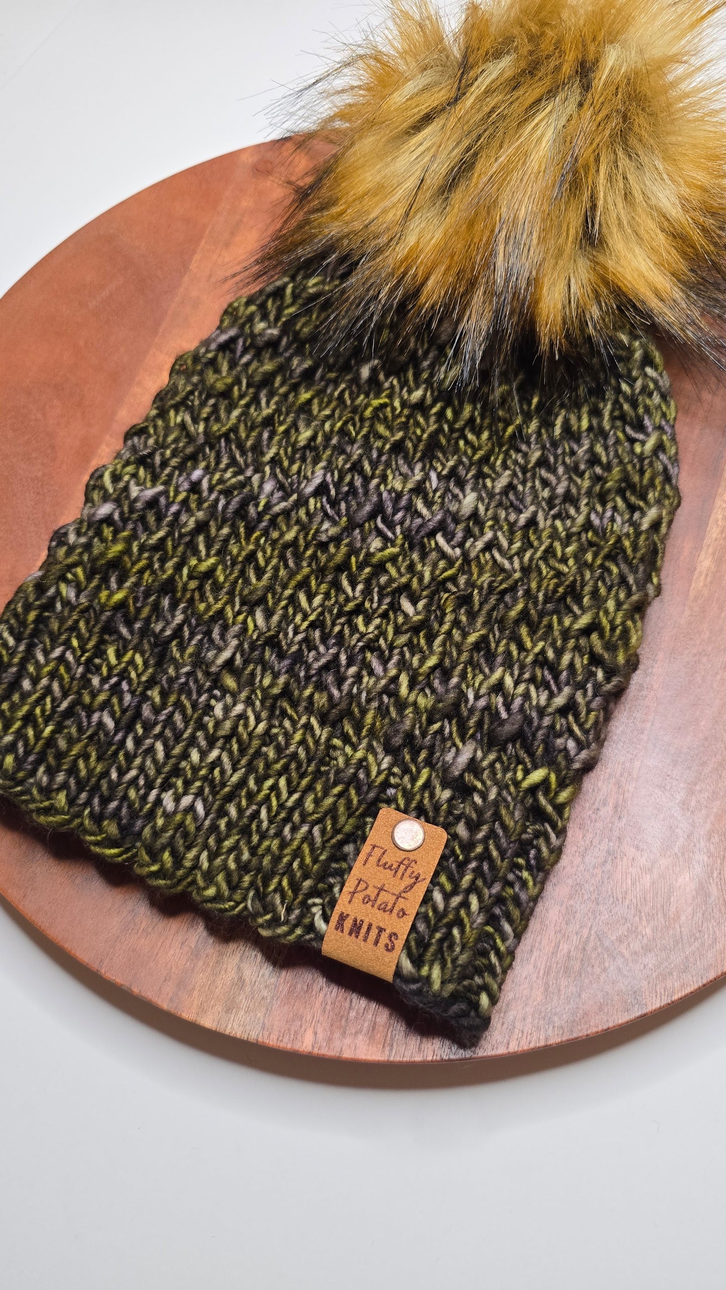 Adult Eastside Beanie - Olive Green