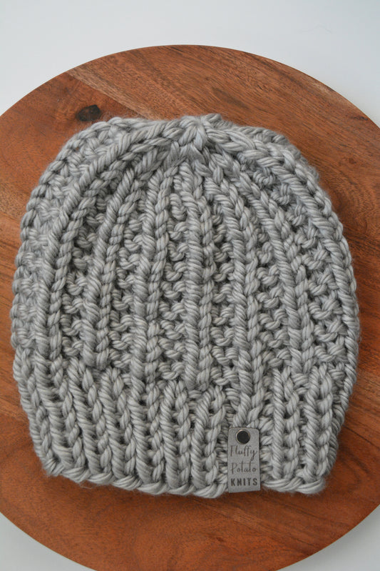 Adult Pebble Ridge Beanie - Gray