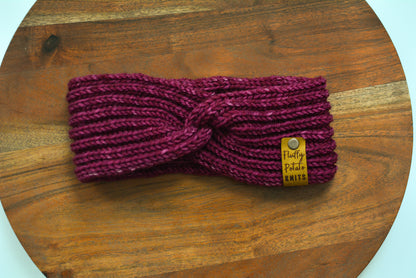 English Rib Headband with a Twist