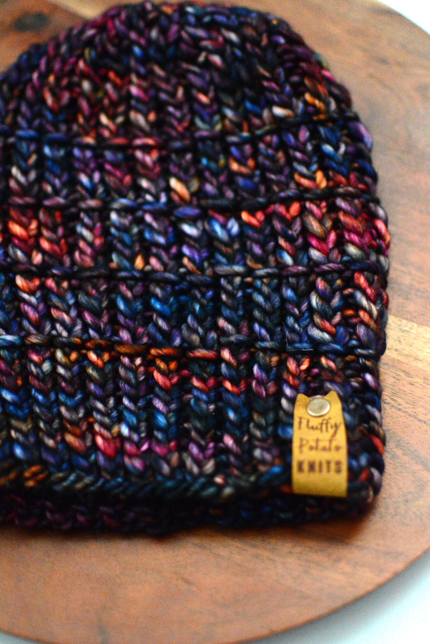 Adult Pillar and Post Beanie - Dark Multicolor