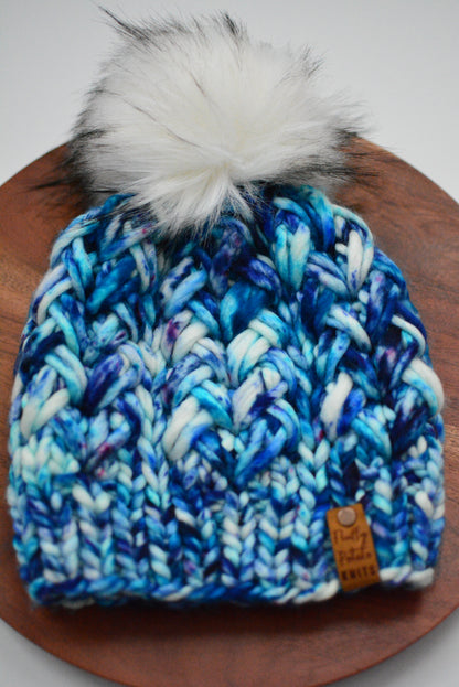 Adult Suspire Beanie - Blue Tie-Dye
